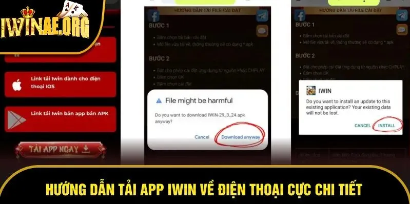 Hướng dẫn tải đối với điện thoại Android
